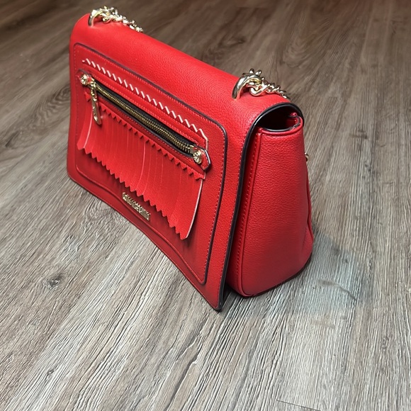 LOVE MOSCHINO Shoulder bag in red with gold chain strap - Picture 3 of 7